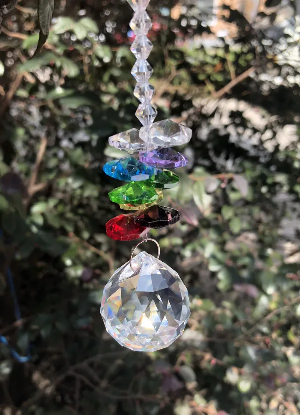 Люстра кристаллы призмы Радуга Octogon чакра Suncatcher набор из 10|set of|set 10suncatcher crystals |