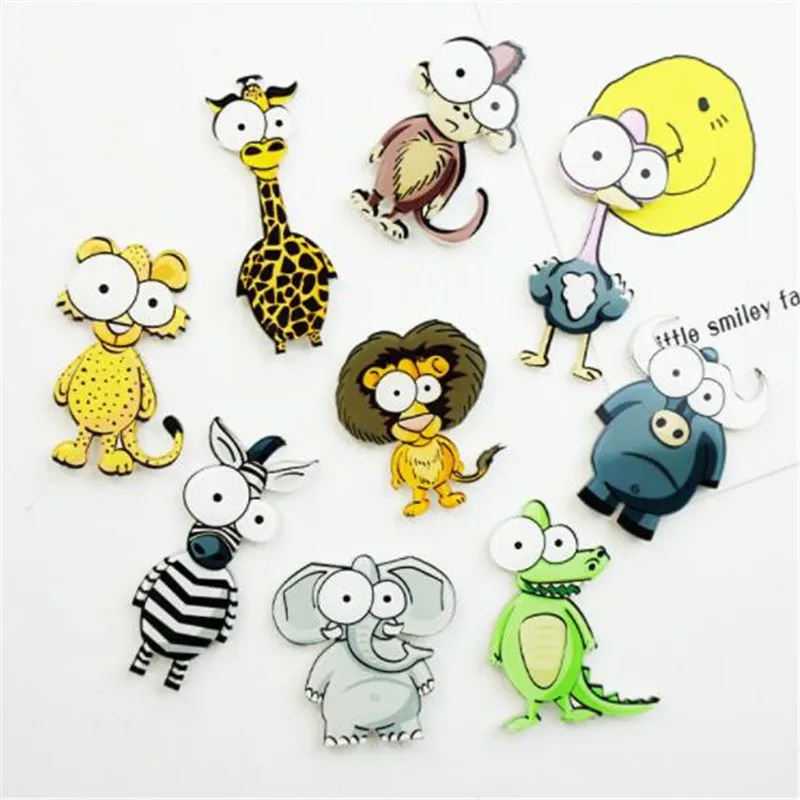 WKOUD рюкзак Милая брошь 1 шт. для женщин и мужчин животное аллергия свободная