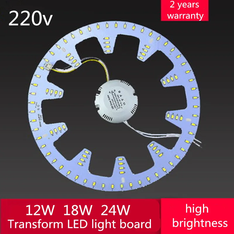 

12W 18W 24W ceiling lamp LED ring panel 5730 highlight chip old ceiling lamp replacement with magnet screw + driver