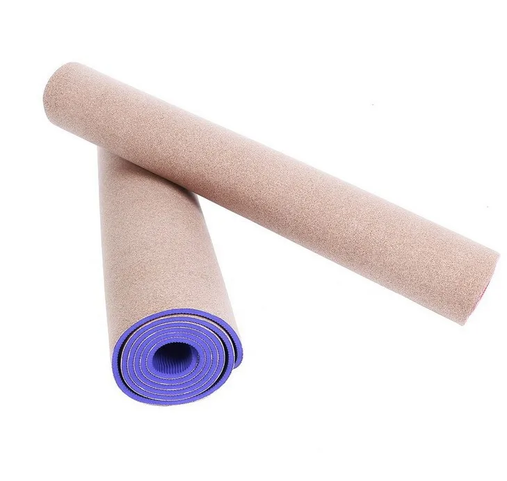 

Non-slip Natural TPE+Cork Brand Yoga Mat Antibacterial Bath Carpet Breathable Gymnastics Mats Sports Mats Exercise Pads,HB090