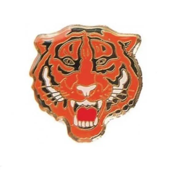 25 4 мм оптовая продажа Металлическая Булавка с тигровым отворотом 1