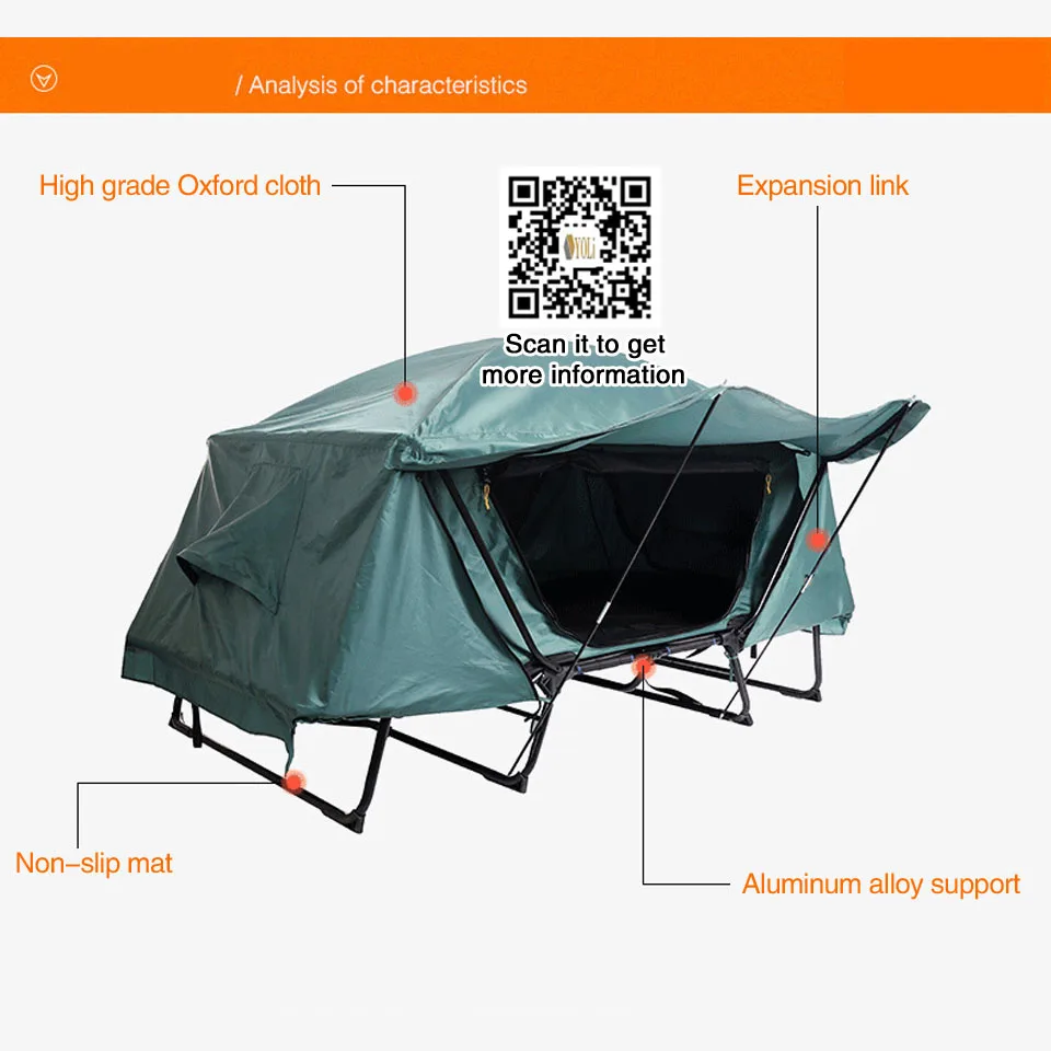Автоматическая умная палатка наземная водонепроницаемая складная для