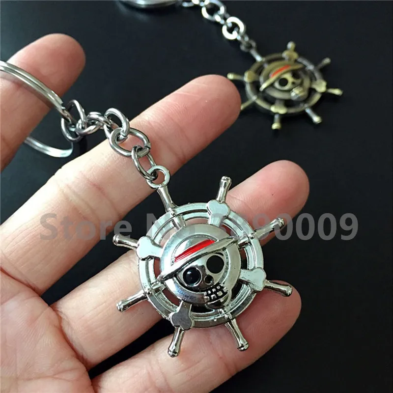 100 шт. Аниме One Piece Compass бронзовая фотосессия брелок соломенная шляпа
