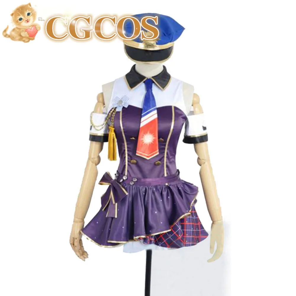 CGCOS Бесплатная доставка Косплей Костюм любовь Live! Minami Kotori полицейская форма