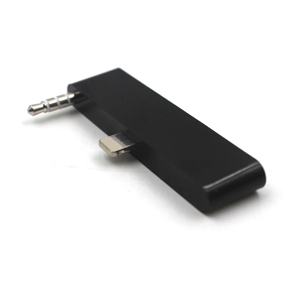 Portable 8 Pin Female To 30 Male 3.5 mm Charging Audio Adapter For iPhone 5/5s/5c/6/6S Plus Charger Data SYNC Adaptor Black | Мобильные