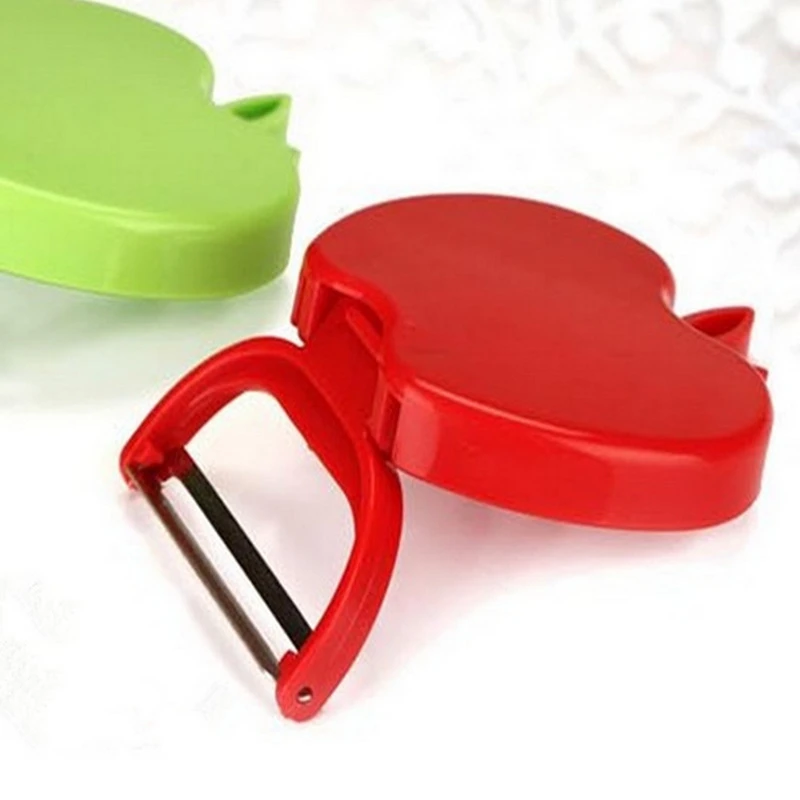 Кухонный гаджет красочный сложенный Яблоко Овощечистка Zesters Multi function фрукты