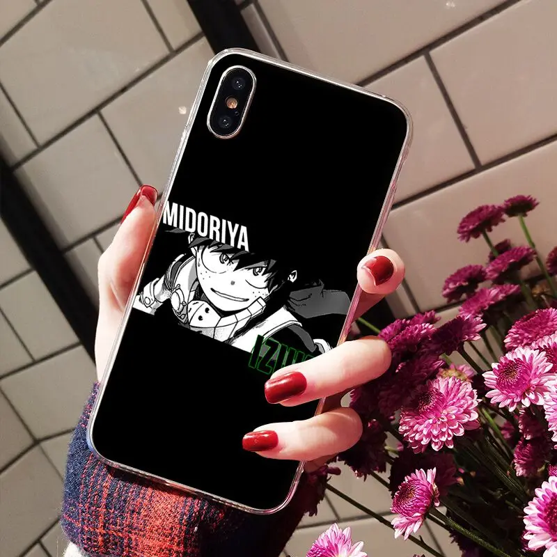 Мягкий силиконовый прозрачный чехол Yinuoda My Hero academic Midoriya Izuku из ТПУ для iPhone 5 5Sx 6 7 7plus