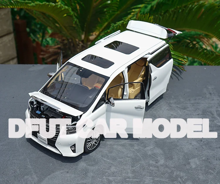 1:18 Масштаб сплава игрушка Alphard модель автомобиля Детские игрушечные машинки оригинальные авторизованные подлинные детские игрушки