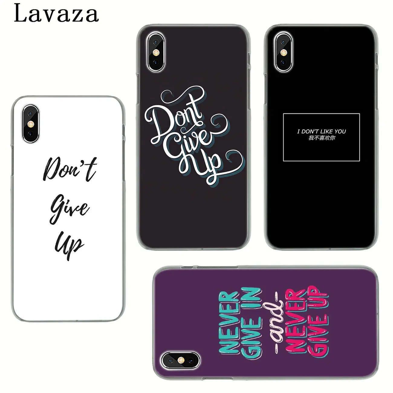 Lavaza пословица фраза девиз Good Vibes Только любовь Жесткий чехол для телефона iPhone XR X XS