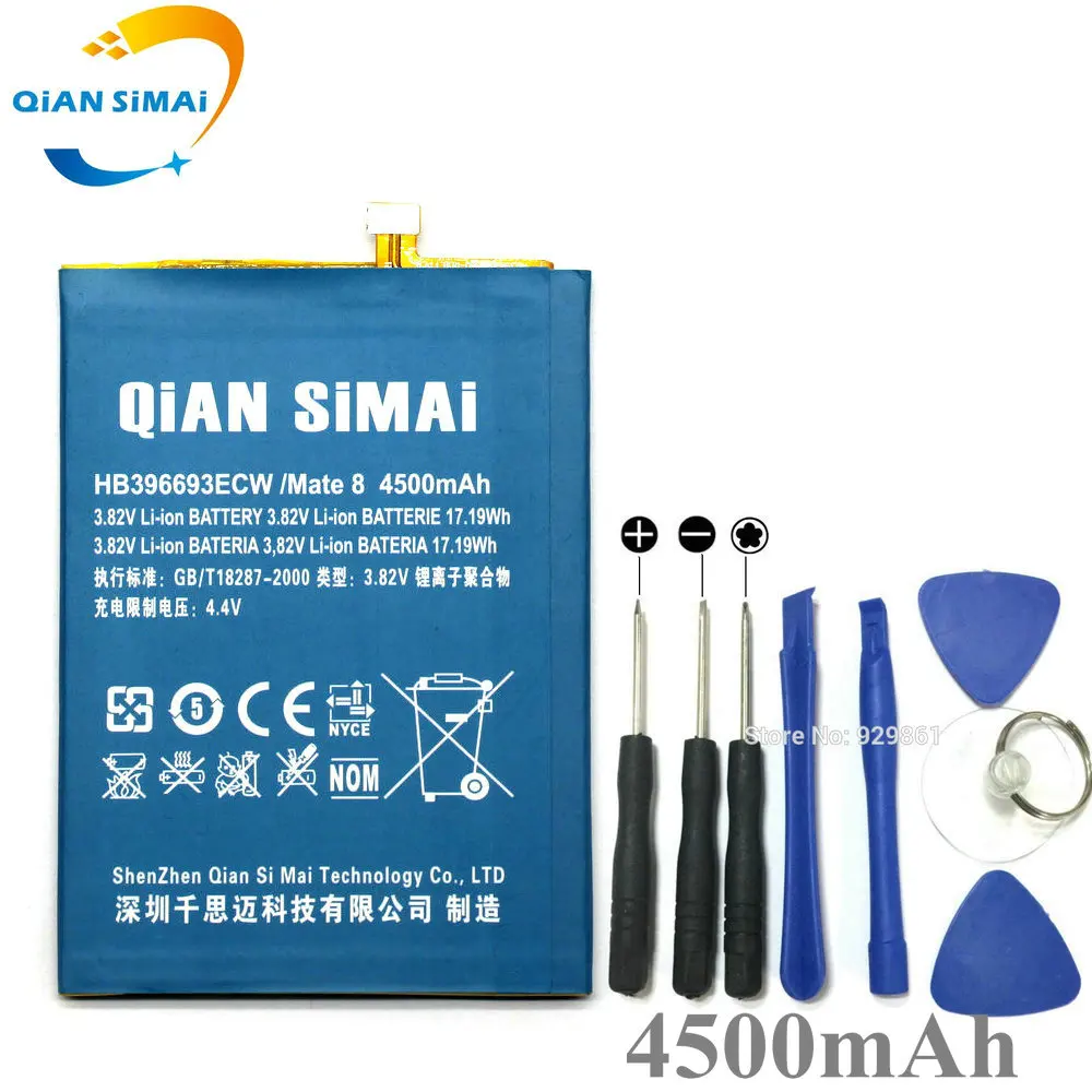 Новый HB396693ECW Mate8 4500 мАч батарея &amp Инструменты для ремонта Huawei Mate 8 NXT-AL10 NXT-TL00 NXT-CL00