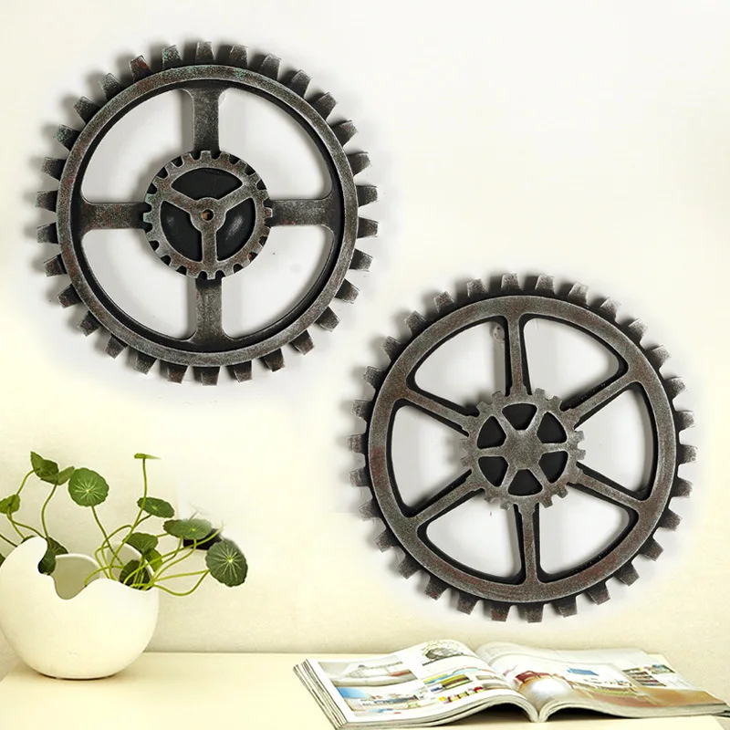 Ретро-колесо деревянные украшения для дома бара клуба настенные подвесные | Дом и