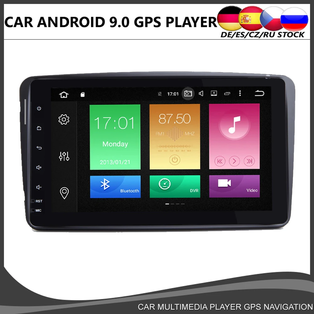 Автомобильный DVD плеер с GPS Восьмиядерный Android 10 0 для Mercedes Benz W209 W203 M/ML W163 Viano W639 Vito