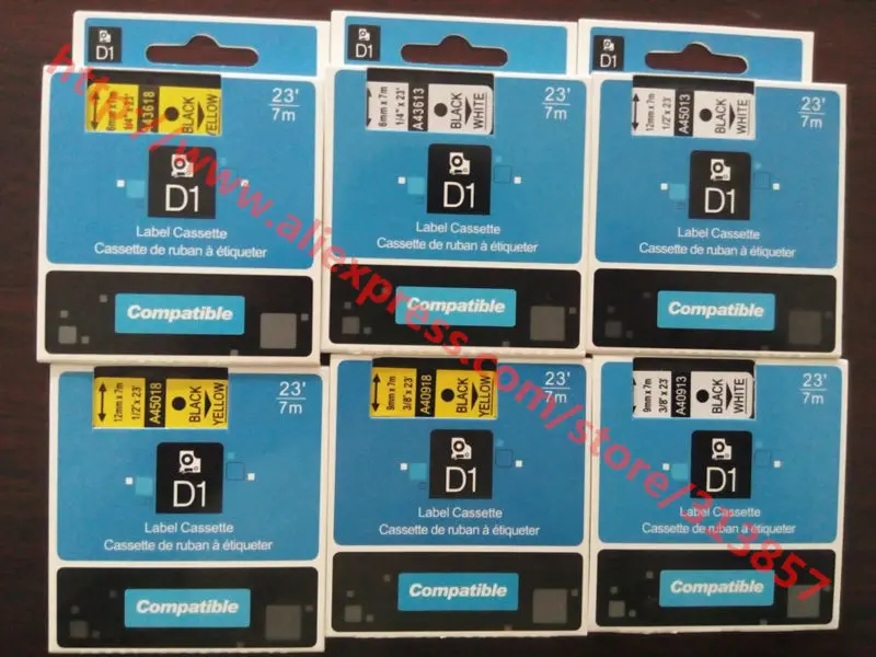 10 шт. этикетка ручной работы производитель запечатанная лента для маркировки Dymo