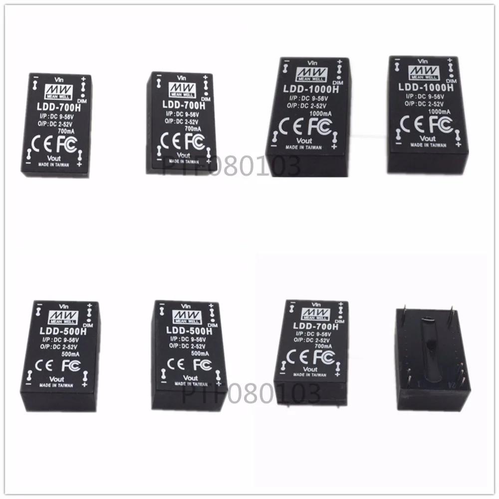 Светодиодный понижающий драйвер постоянного тока Meanwell LDD 1000H 700H 600H 500H 350H DC DC|meanwell