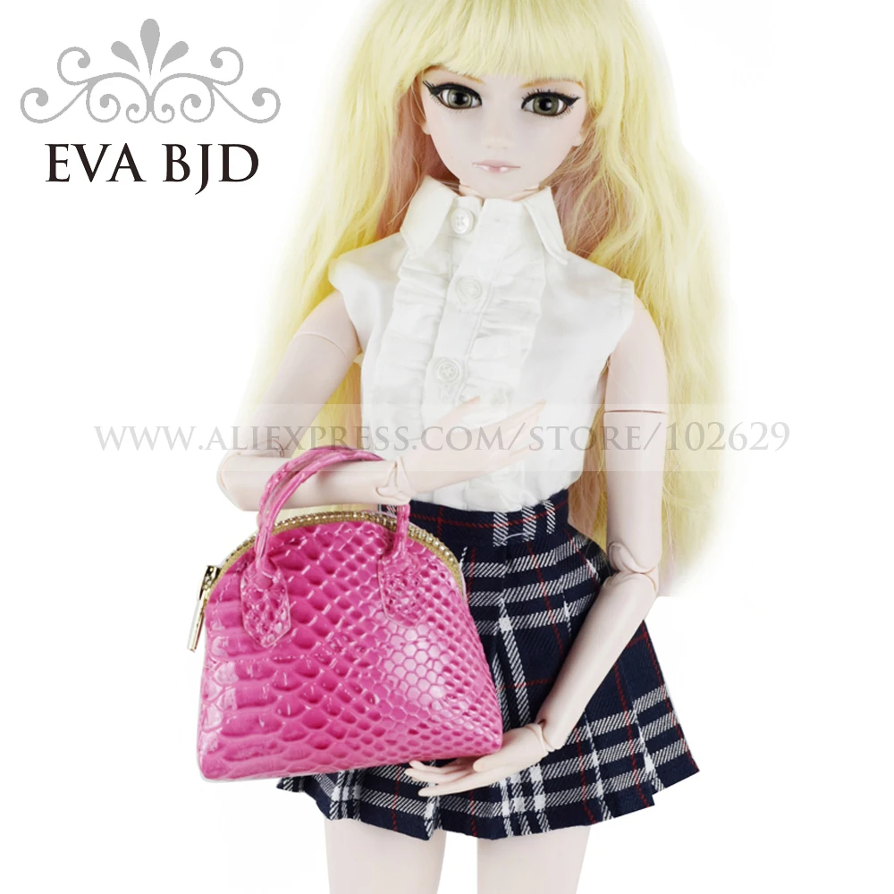 Женская модная сумка из искусственной кожи для 1/3 1/4 BJD куклы blythee сумки на молнии