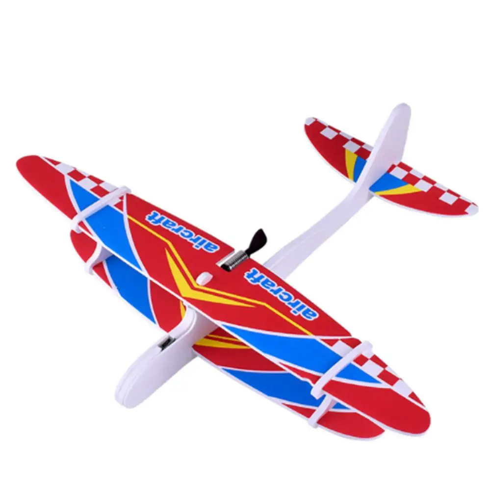 RCtown DIY биплан AB Glider пены приведенный в действие летающий самолет Перезаряжаемые