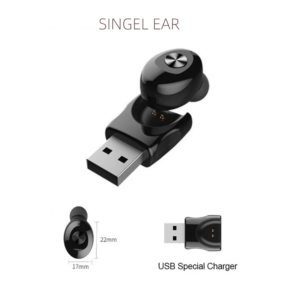 USB Single headset TWS XG12 Наушники Беспроводные Bluetooth 5,0 шумоподавление HD стерео IPX5 Wterproof игровые гарнитуры с микрофоном для телефона Bluetooth - Цвет: USB Single headset