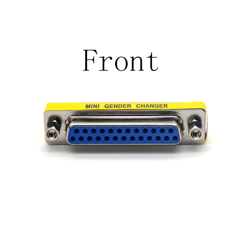 Common 25pin Mini Gender Changer DB25 серийный кабель Расширенный адаптер 25 Pin FeMale to F/F minitype