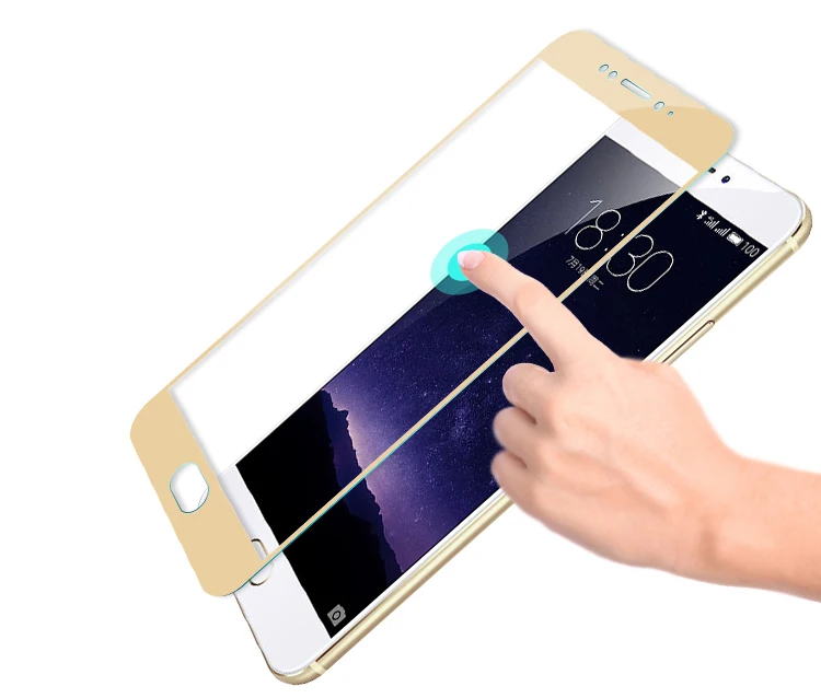 50 шт. полный охват Экран протектор для Meizu Pro5 Pro6 плюс mx6 Note3 note5 полное покрытие