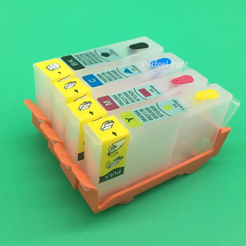 4 шт. картриджи для принтера HP Deskjet Ink Advantage 685 3525 4615 4625|refillable cartridges|ink advantagehp deskjet ink |