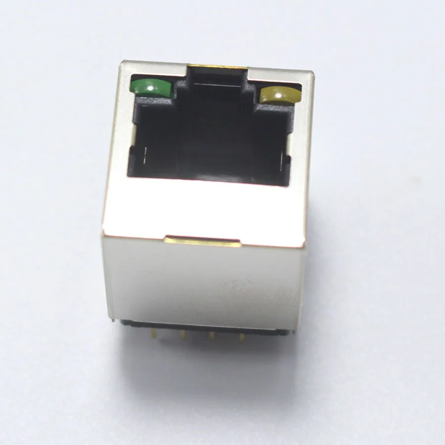 1 шт. RJ45 5224 с подсветкой Вертикальная подсветка сетевой разъем гнездо 8P8C со