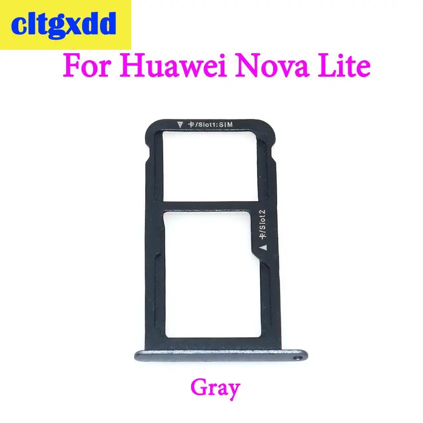 Лоток для SIM-карты cltgxdd гнезда Huawei Nova держатель адаптеры Sim-карт Lite Сменные