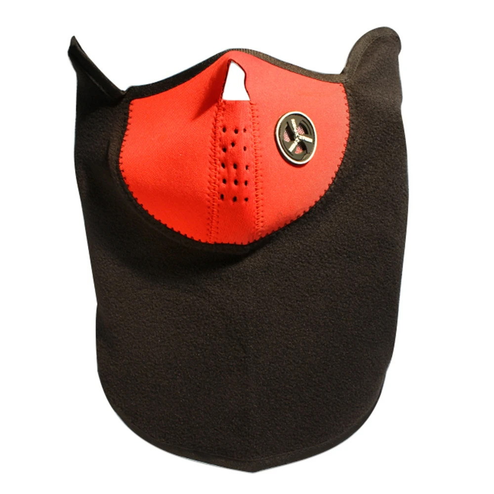 Мотоциклетная маска для лица велосипеда флис зимний шейный охранник поездок на