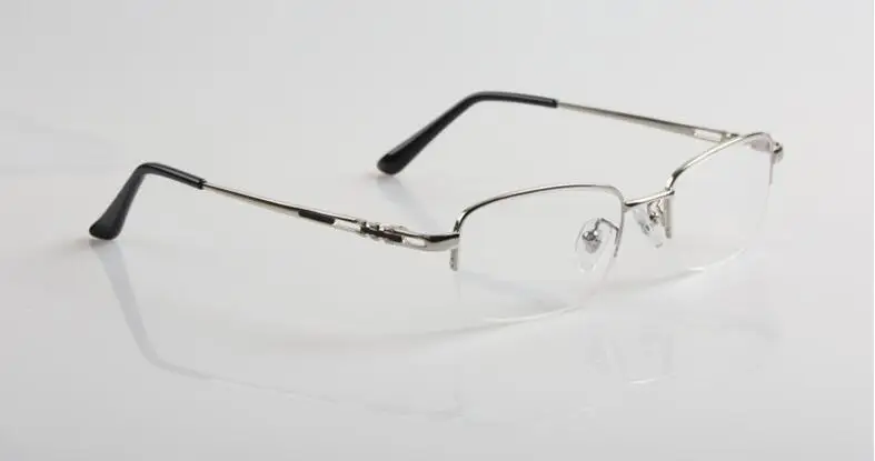 Брендовые дизайнерские металлические Полуободковые очки для мужчин и женщин