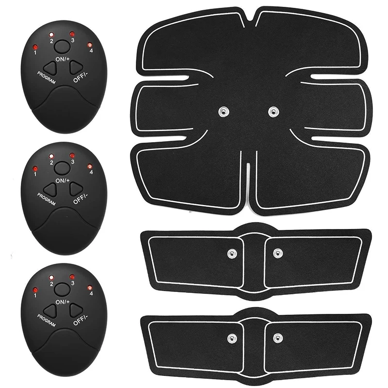 Электрический ЭМС импульсные подушечки живота мышечный Стимулятор Смарт фитнес