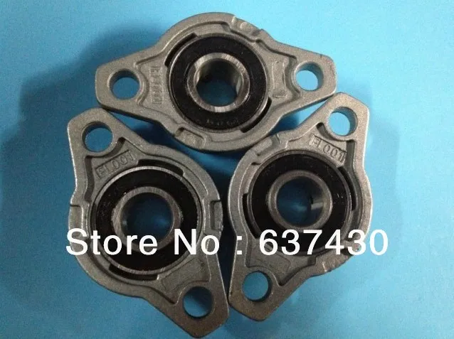 

20pcs/lot KFL001 miniature housing bearing 12mm KFL001 FL001 Zinc Alloy Housed Bearing Units