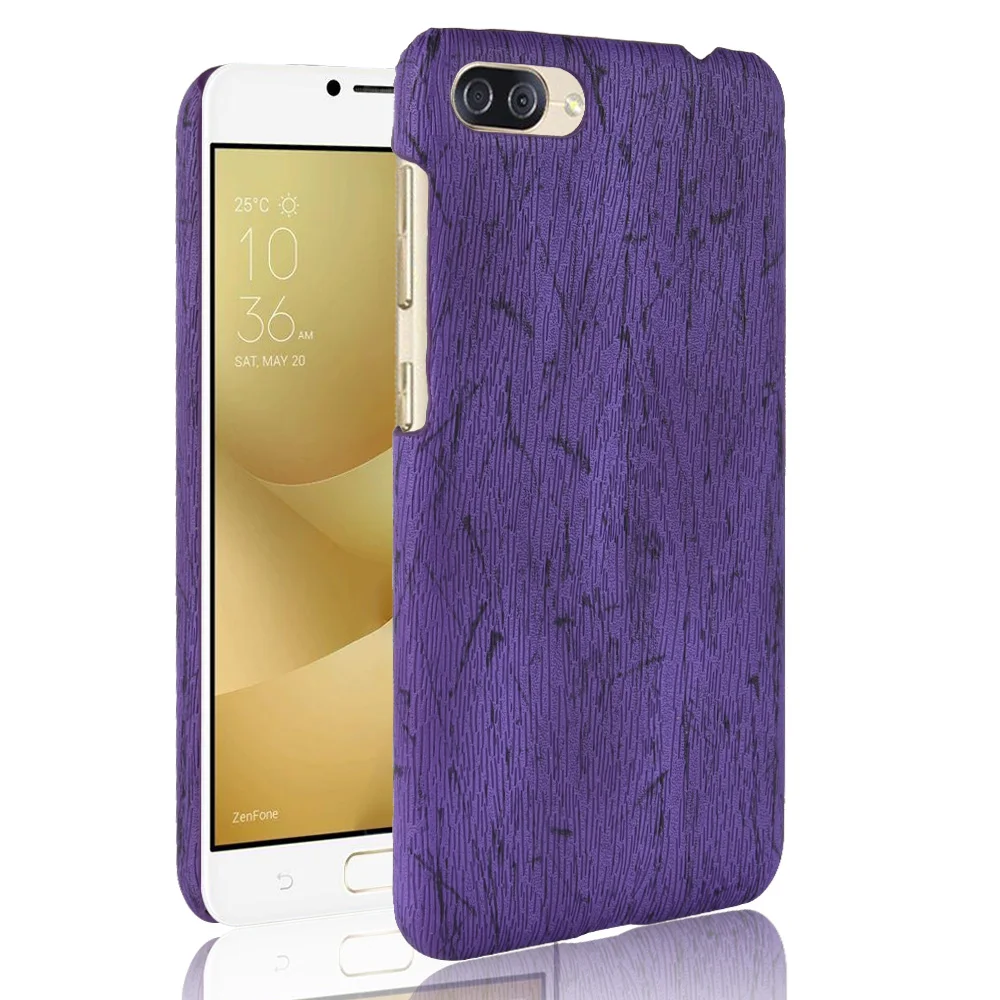 ZC520KL 5.2&quot Luxury Woodern Skin Retro Leather Case For Asus Zenfone 4 MAX Cover Shockproof Hard Phone Cases Fundas Bag |