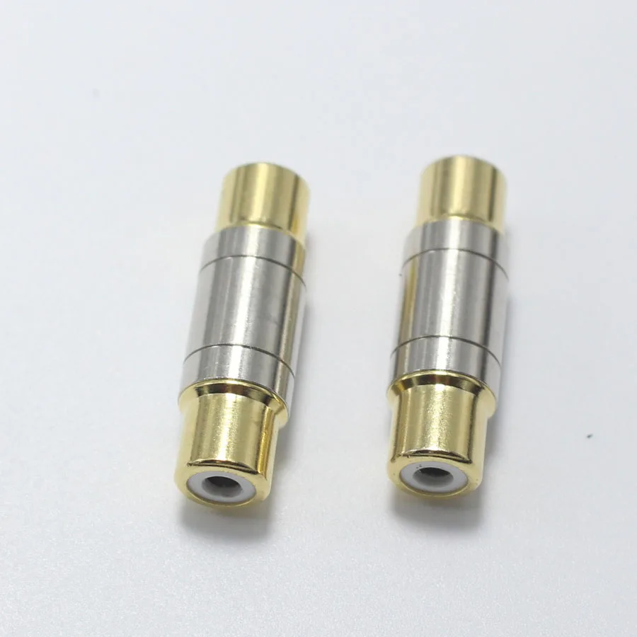 Разъем RCA Мама мама позолоченный 1 шт.|rca audio connector|rca female connectorrca jack connectors |