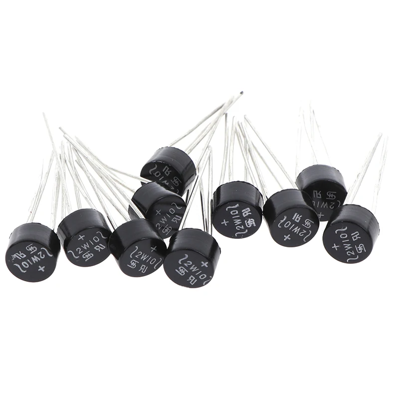 

10Pcs/lot Black 2W10 2A Bridge Diode Rectifier Tool Parts