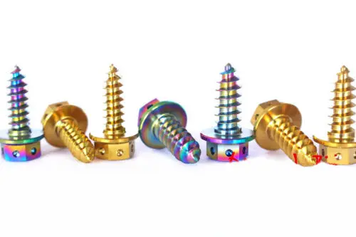 2 шт. титановые винты B 4 х15 мм|self-tapping screws|screw bluebolt screw |