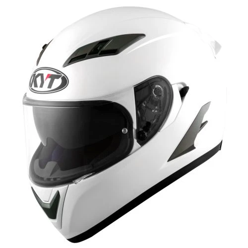 Plain Pearl White KYT анфас шлем мотоциклетный шлем DOT или ECE сертификат falcon 2 - Цвет: Plain Pearl White