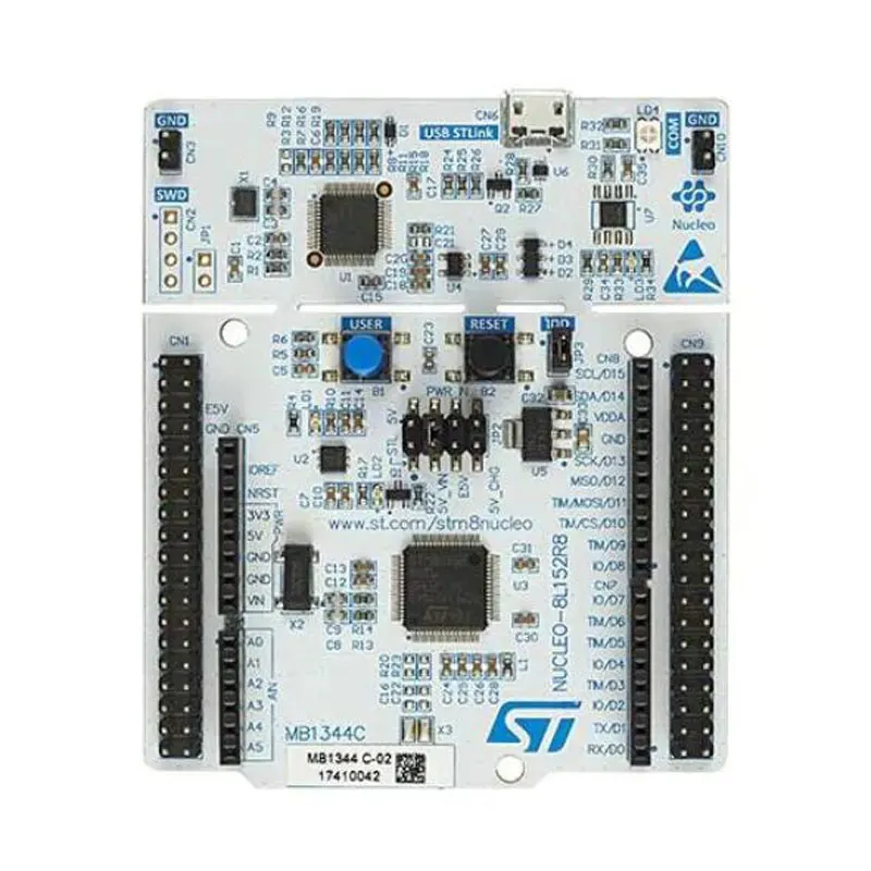 1 шт. x фотомагнитная плата для разработки телефона с STM8L152R8 или STM8S208RBT6 MCU |