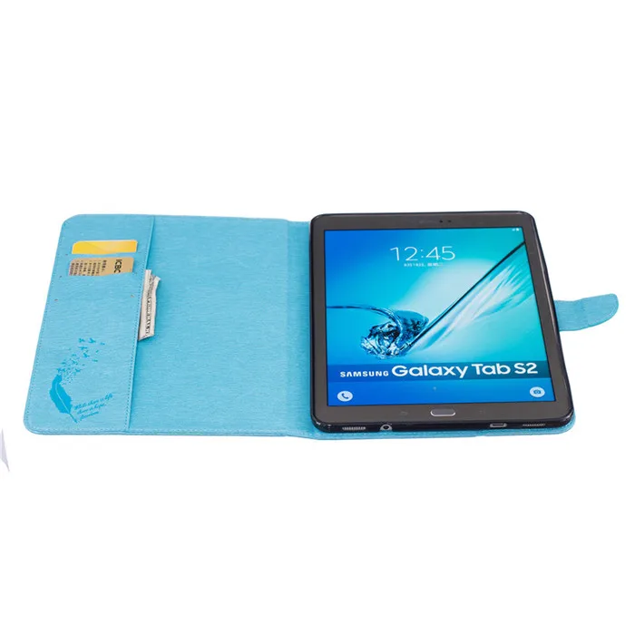 Роскошные Чехлы для планшетов чехлы Samsung Galaxy Tab S2 9 7 дюйма SM T810 T815 искусственная