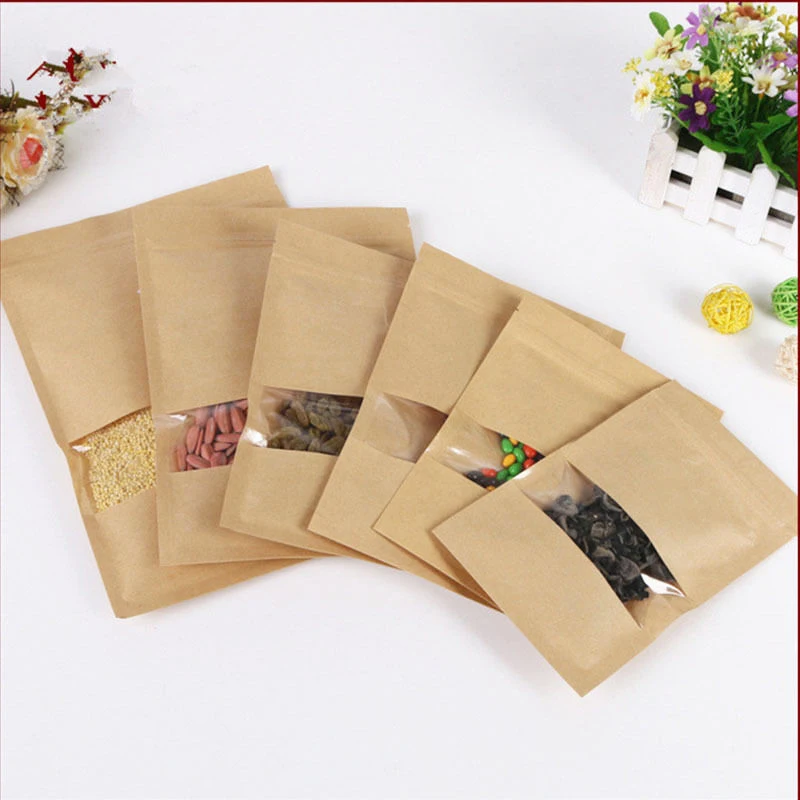 10 шт./лот крафт бумага Рождественский Подарочный пакет для чайного порошка орех