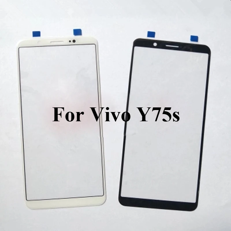 ДЛЯ vivo Y75s стеклянная линза сенсорный экран внешний для Y7 Vivo y75s крышка без шлейфа