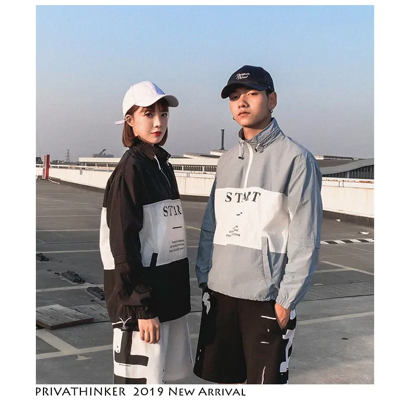Privathinker 2019 женская летняя Солнцезащитная Куртка Harajuku с принтом на открытом