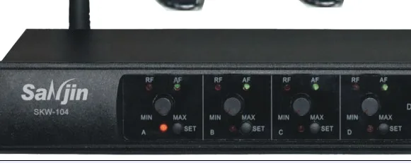 Профессиональный UHF беспроводной караоке микрофон 200CH x 4 ручной радиомикрофон KTV