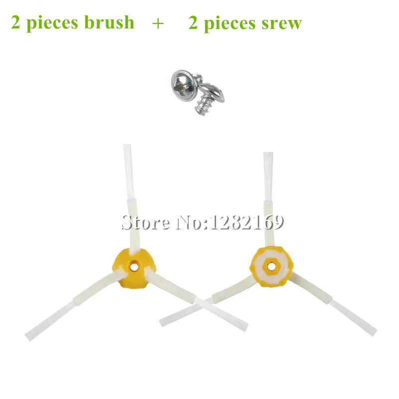 2x боковые щетки Винты для iRobot Roomba 500 600 700 760 770 780 790 530 550 560 580 620 630 запчасти