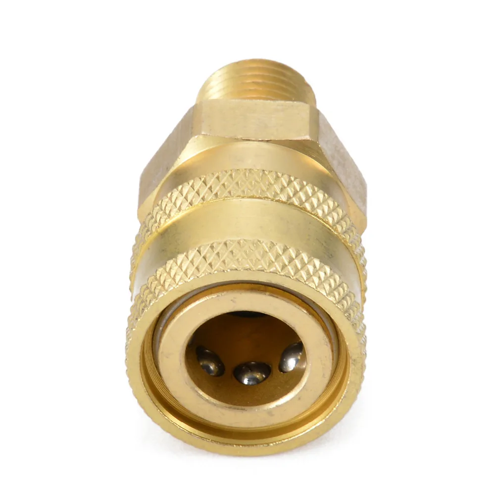 1 шт. 1/4 &quotMale (MNPT) мойка высокого давления латунная БЫСТРОРАЗЪЕМНАЯ Муфта