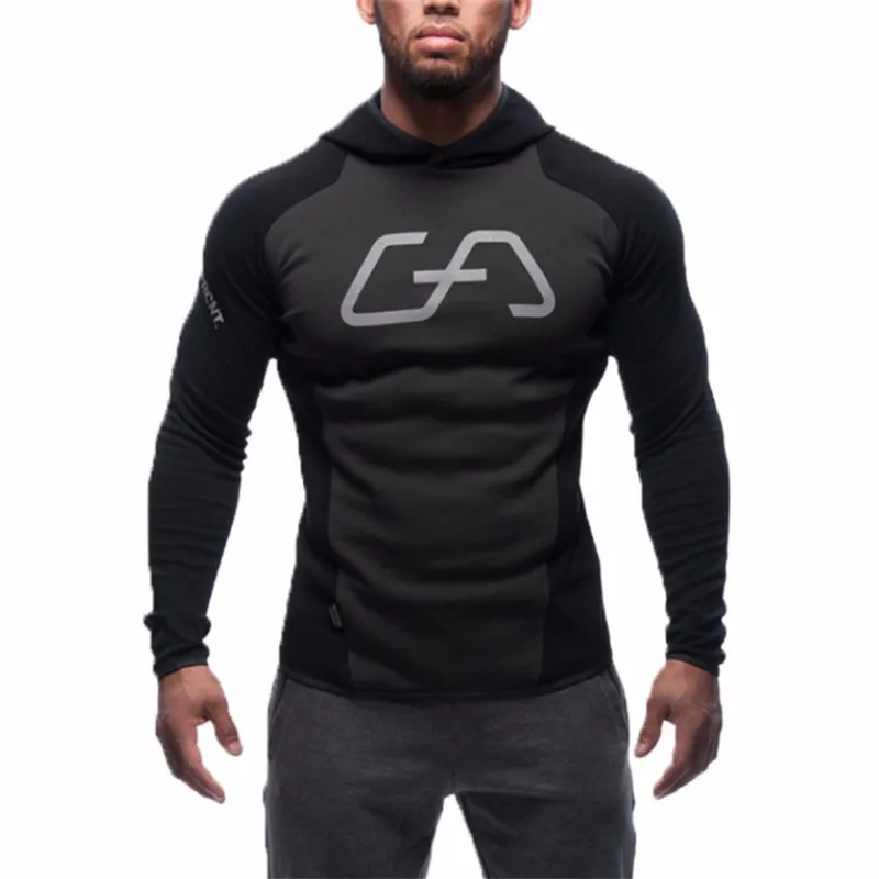 Мужские спортивные куртки с капюшоном хлопковый свитшот мужской спортивный