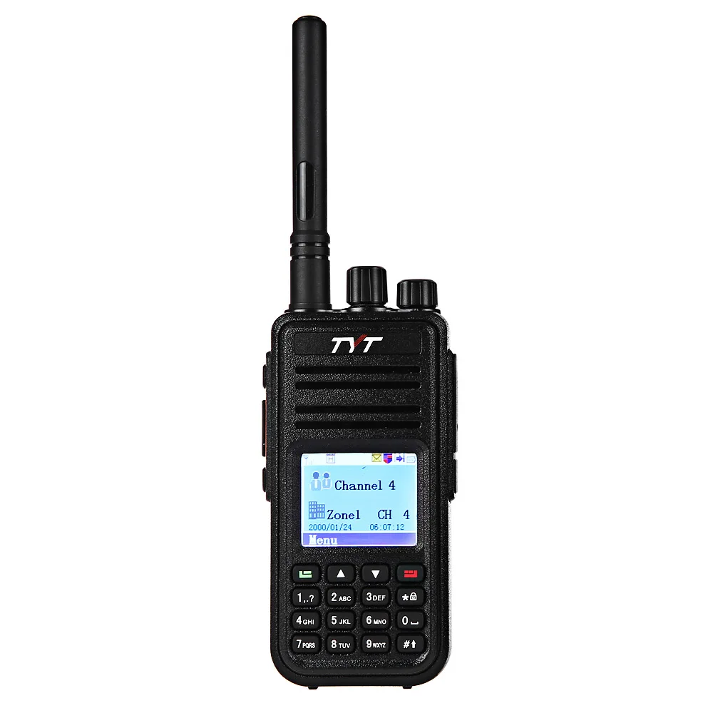 TYT MD 380 VHF портативный портативная рация цифровой трансивер цветной ЖК дисплей