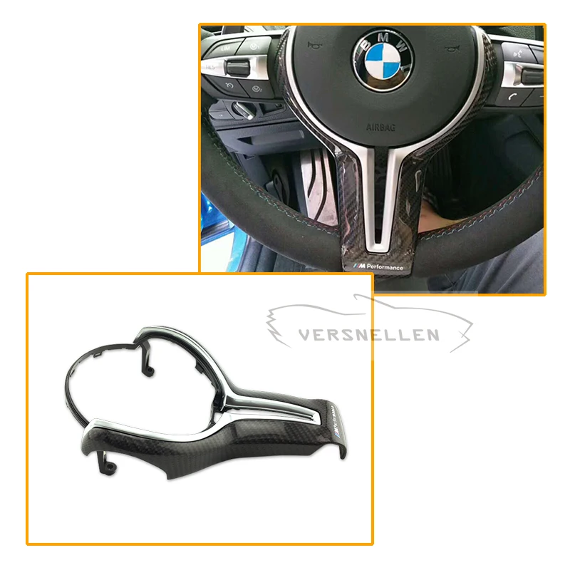 Накладка на руль из углеродного волокна для украшения BMW M2 F87 M3 F80 M4 F82 M6 F06 F12 F13 X5M F85