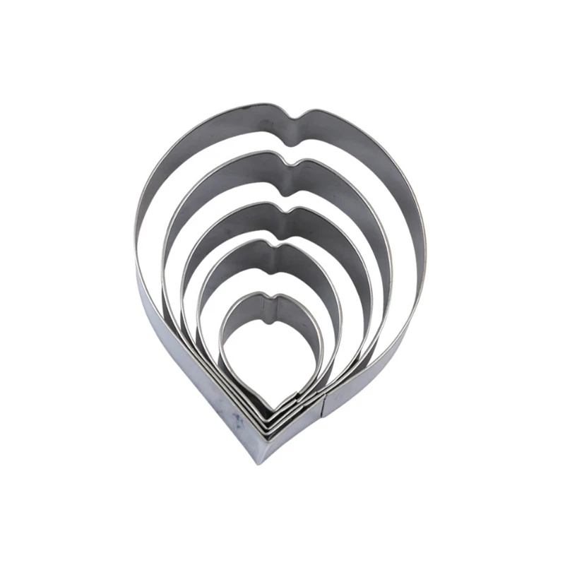 Тюльпан цветок пиона 5 шт./набор Нержавеющая сталь печенья тесто и для выпечки