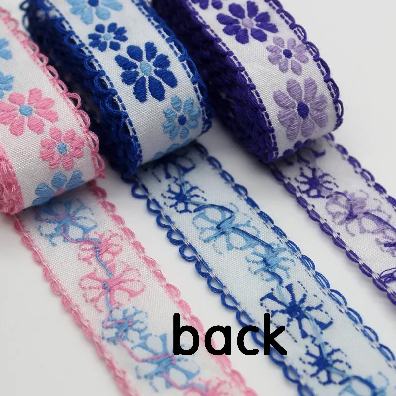 Ethnic lace Polyester cotton ribbon embroidered jacquard trim webbing embellishments for sewing 3yards/lot Width 2CM | Дом и сад
