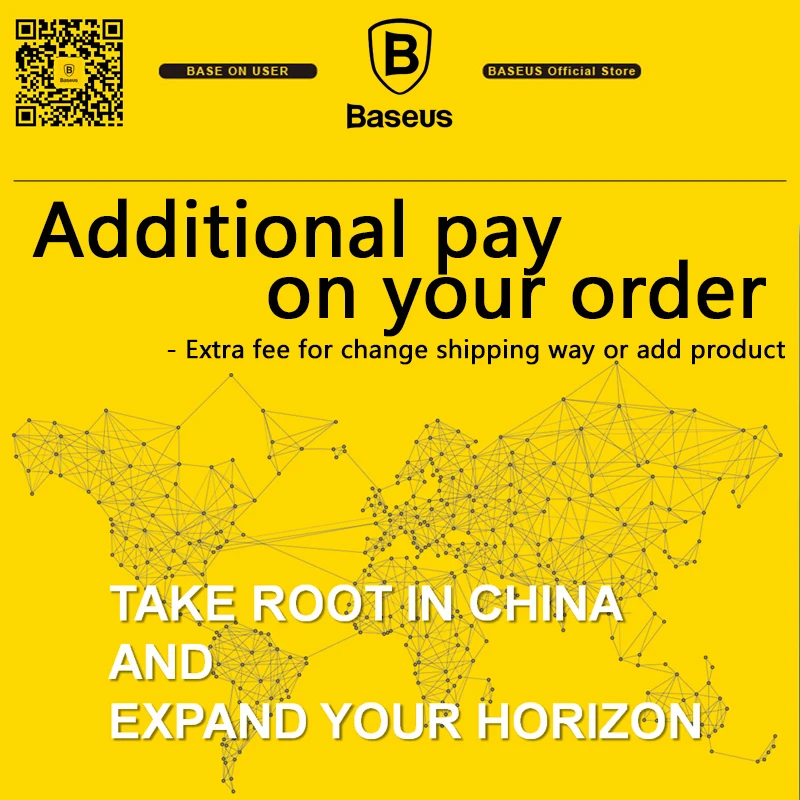 

Baseus Additional pay on your order ( Use for change shipping way / add product / change product )