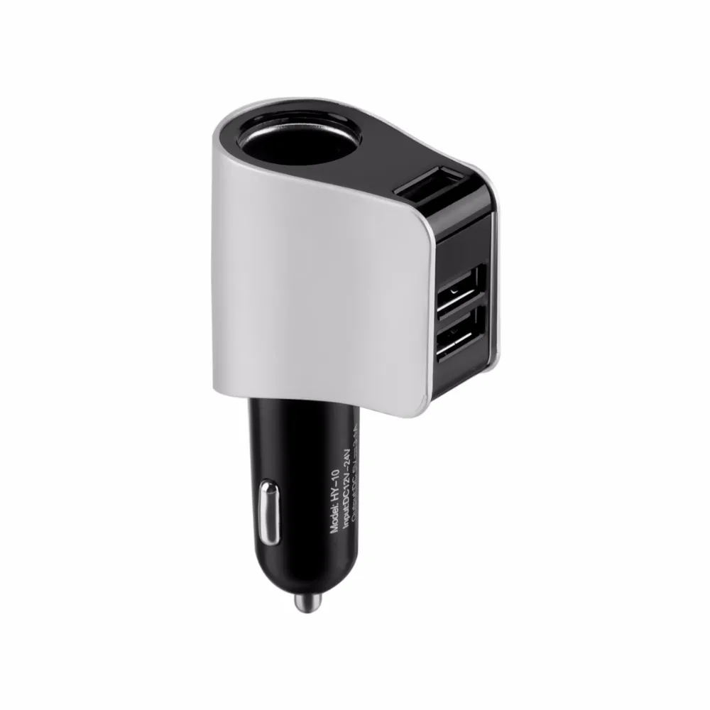 Адаптер питания Onever 3 1 А USB розетка прикуривателя поддержка быстрой смарт